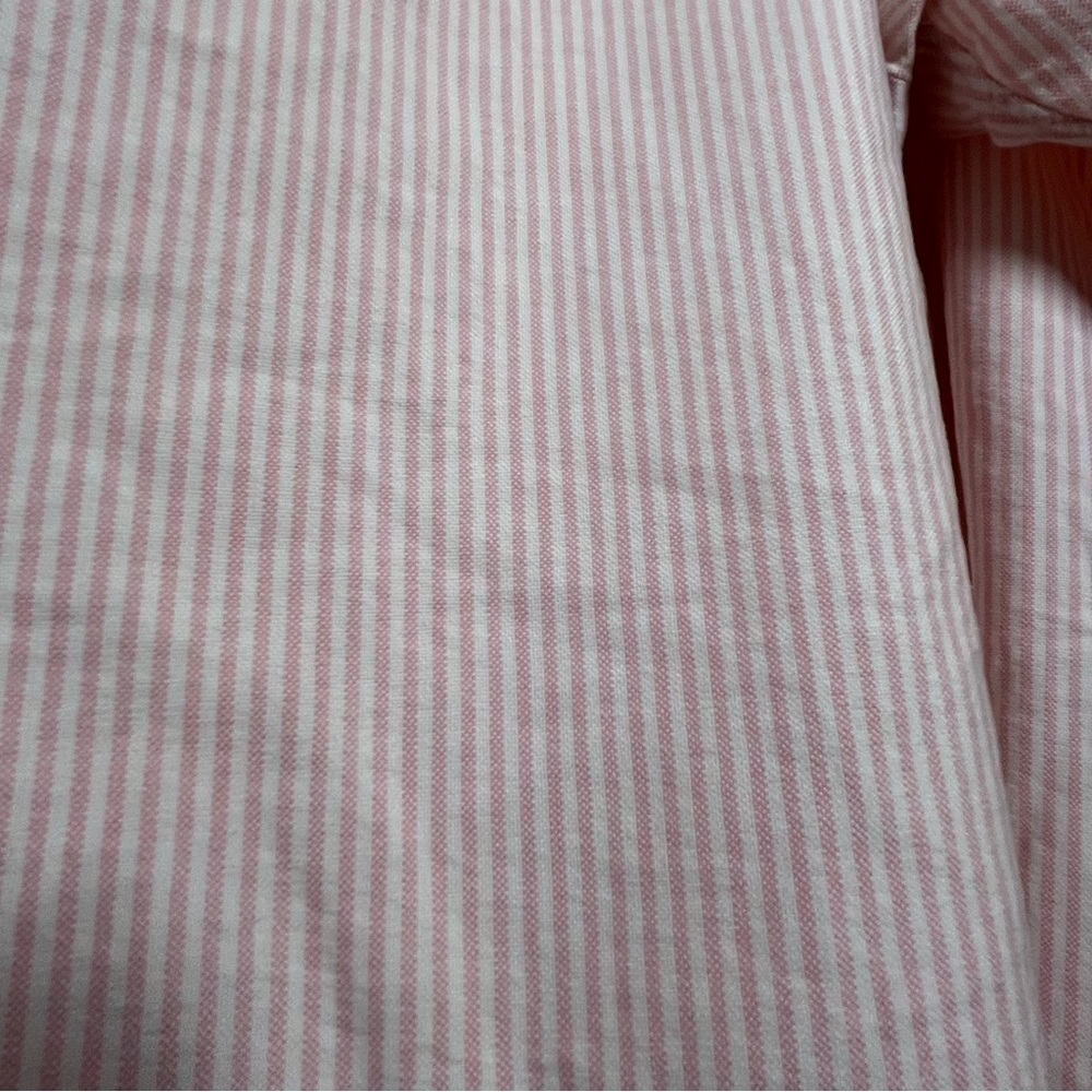 Ralph Lauren Men's 100% Cotton Button Down Shirt in Pink and White Stripes - Picture 4 of 7